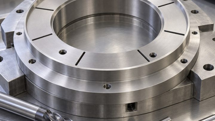 Tantalum Target Clamp Ring Tooling for Stepped Seat and Relief Slots