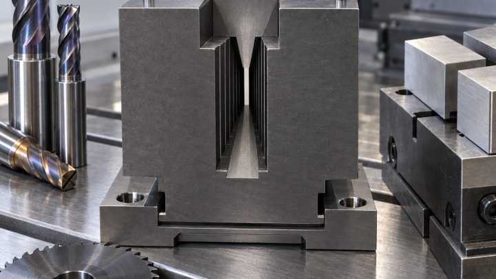 Tungsten Collimator Tooling for Stepped Slit and Dovetail Rail
