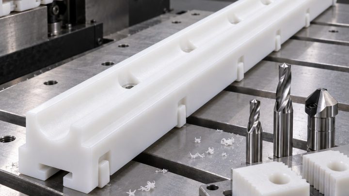 UHMWPE Guide Rail Tooling for Curved Pocket and T-Slot Groove