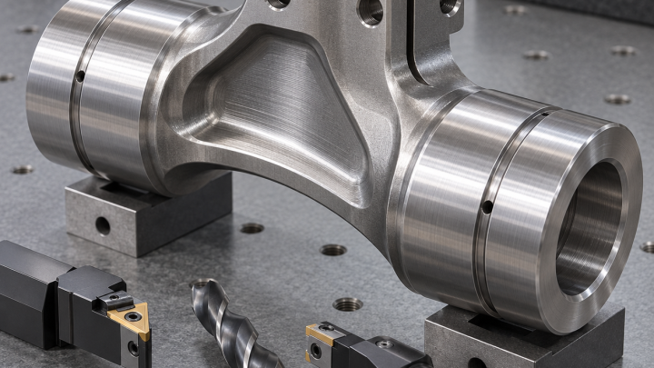 300M Rotor Trunnion Tooling for Opposed Journals, Clamp Slot and Grease Grooves