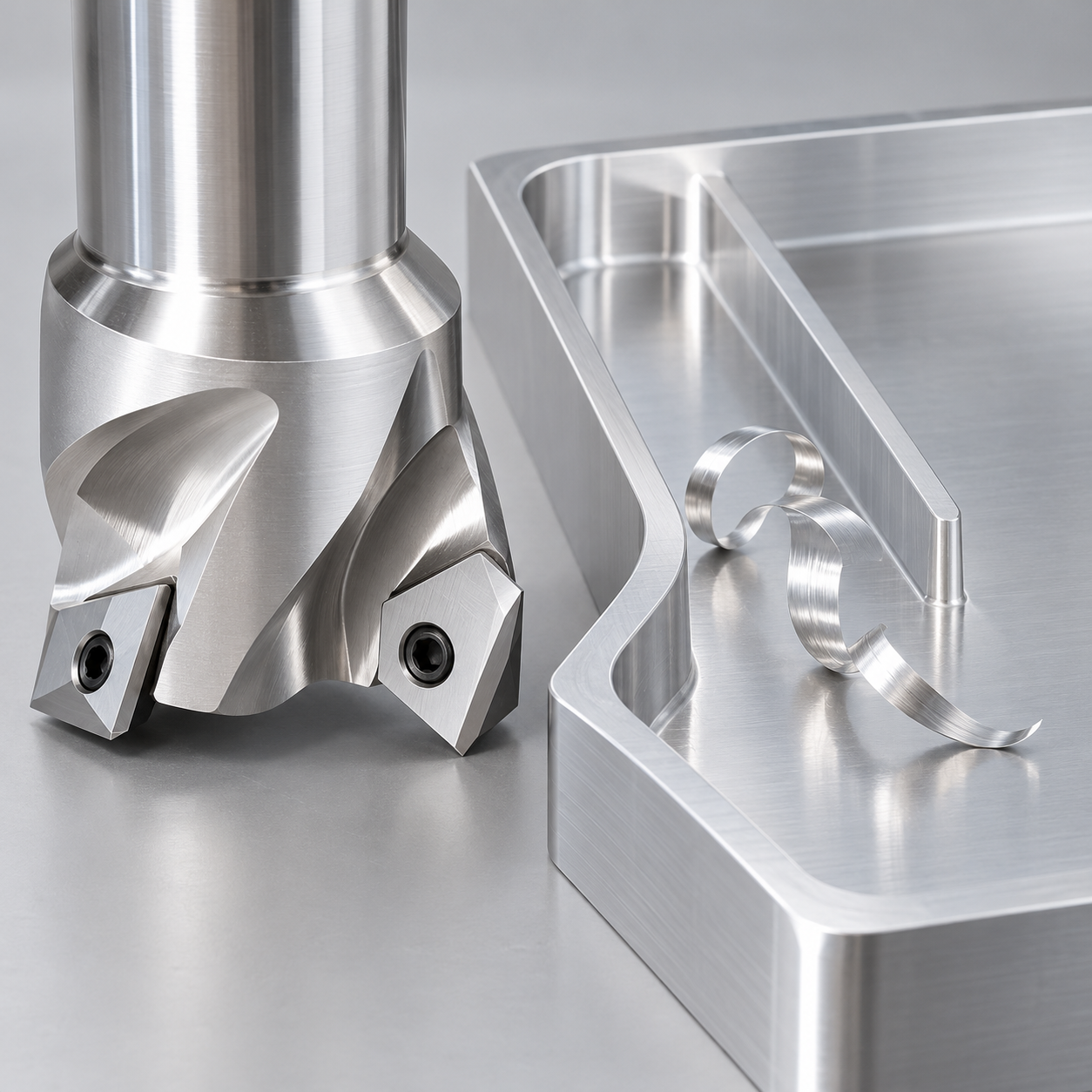 APGT1604 Aluminum Inserts for Thin Ribs and Clean Chip Flow
