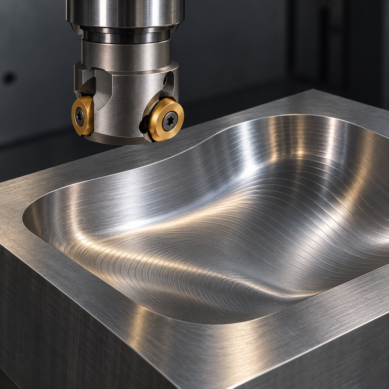 RPMT10T3 Round Inserts for Die-Cavity Roughing and Blends